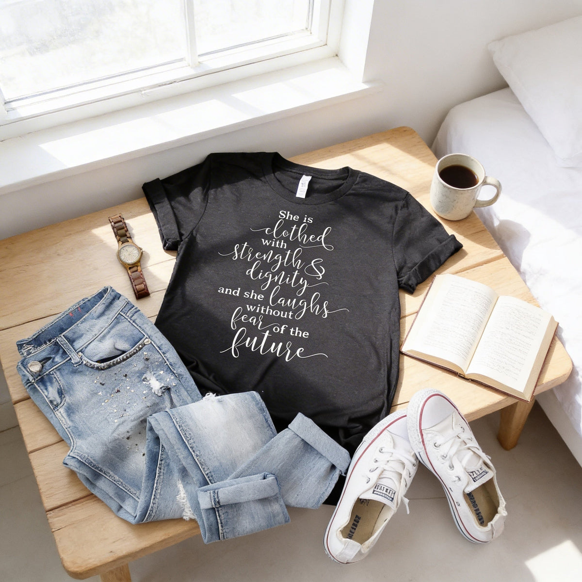 Proverbs 31 Christian women's t-shirt - view 5