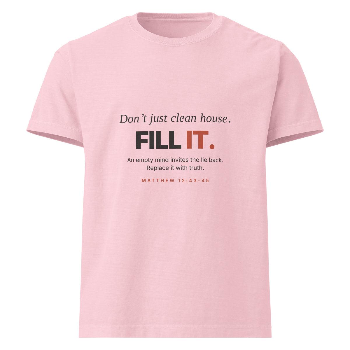 Fill It Renewed Mind garment-dyed t-shirt - view 3