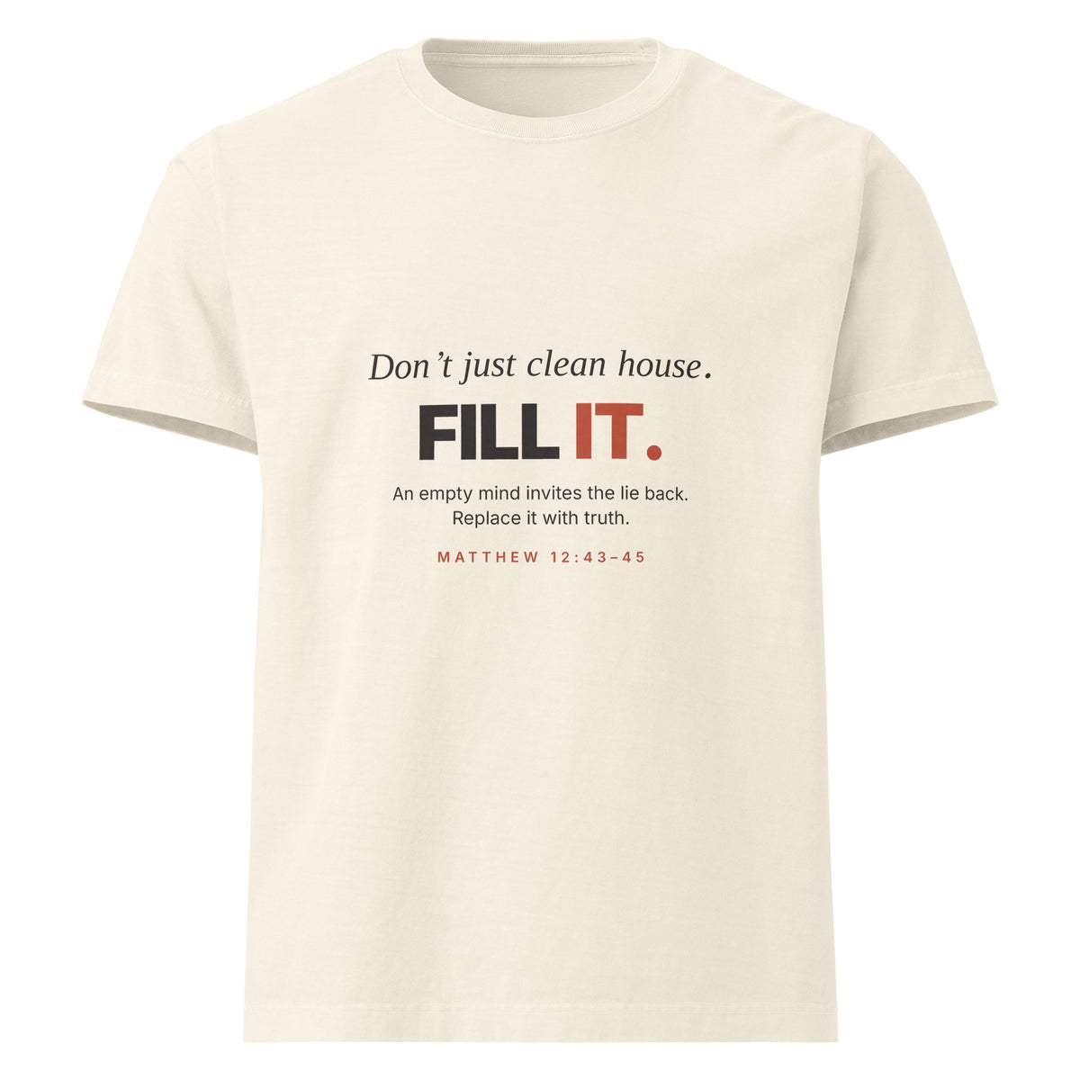 Fill It Renewed Mind garment-dyed t-shirt - view 4