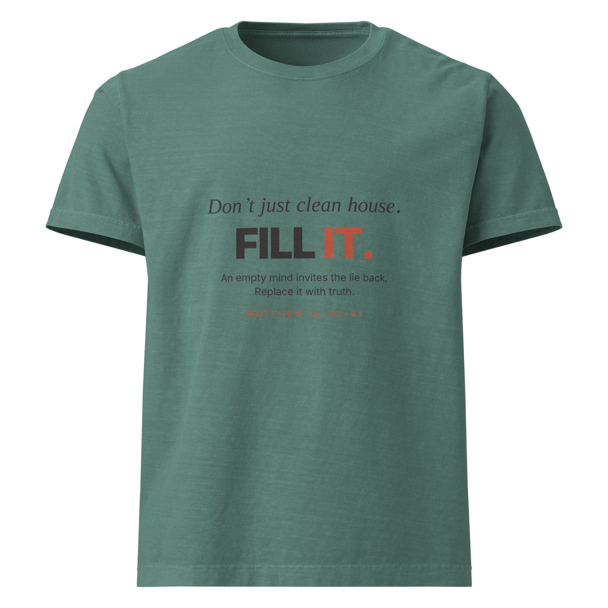 Fill It Renewed Mind garment-dyed t-shirt - view 1